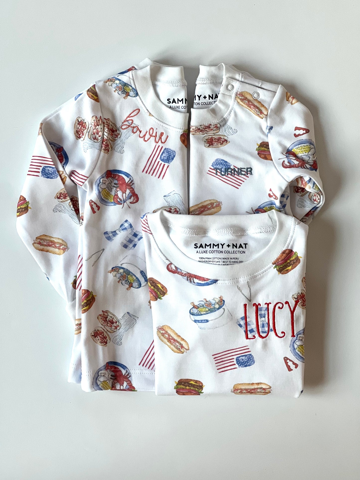 American BBQ Kids' PJs