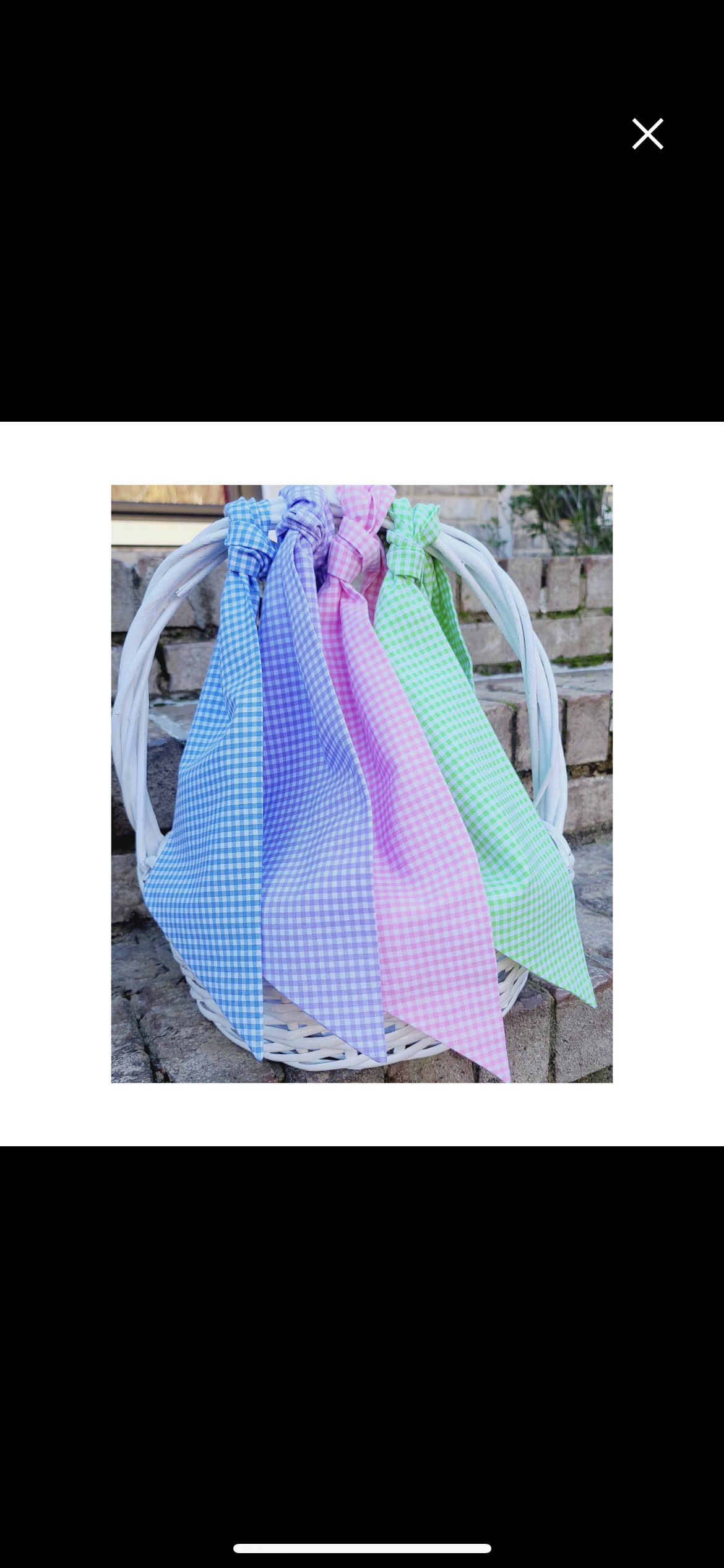 Gingham Sash